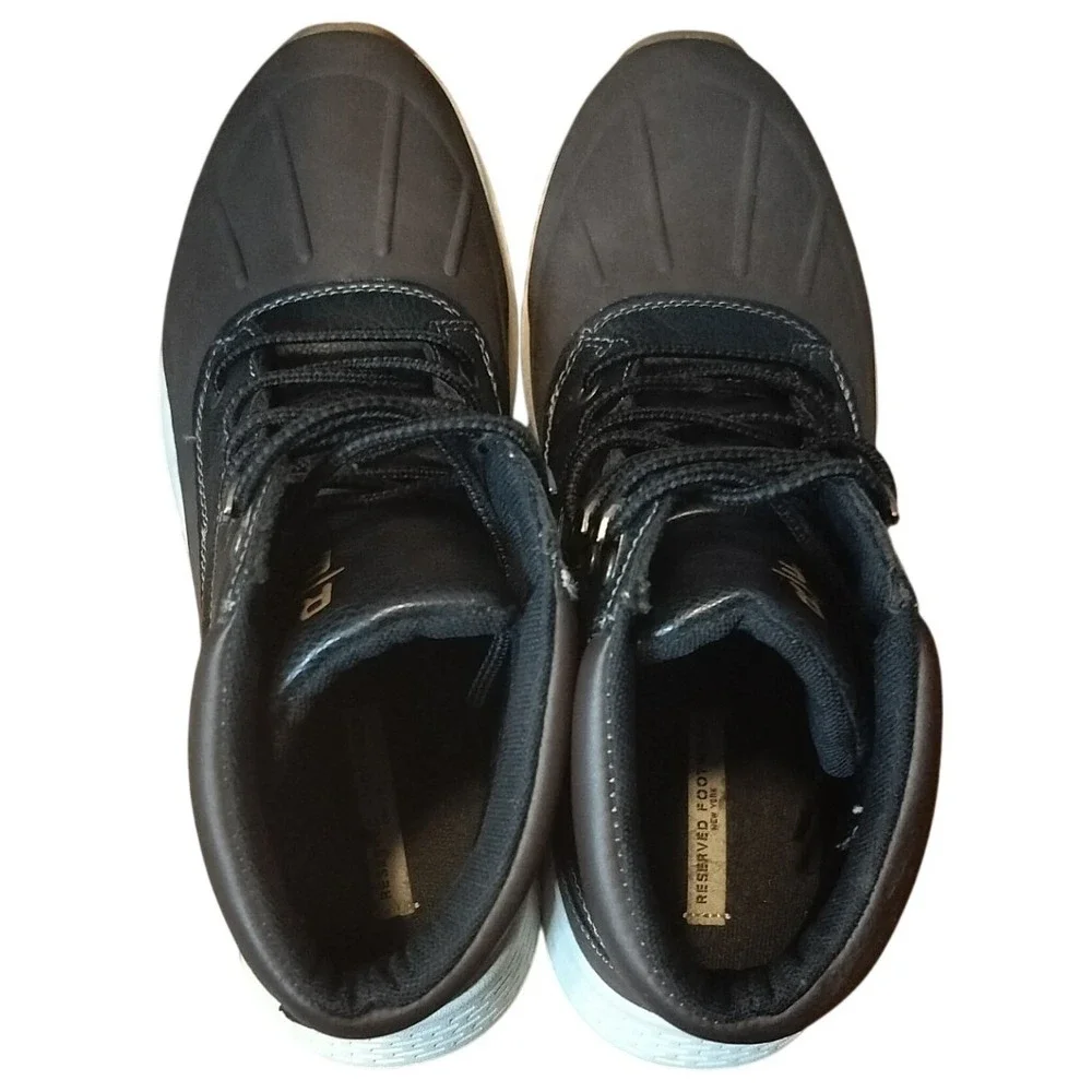 Reserved Footwear New York Black Brown Men's 9.5 Lace-Up‎ Waterproof Boots